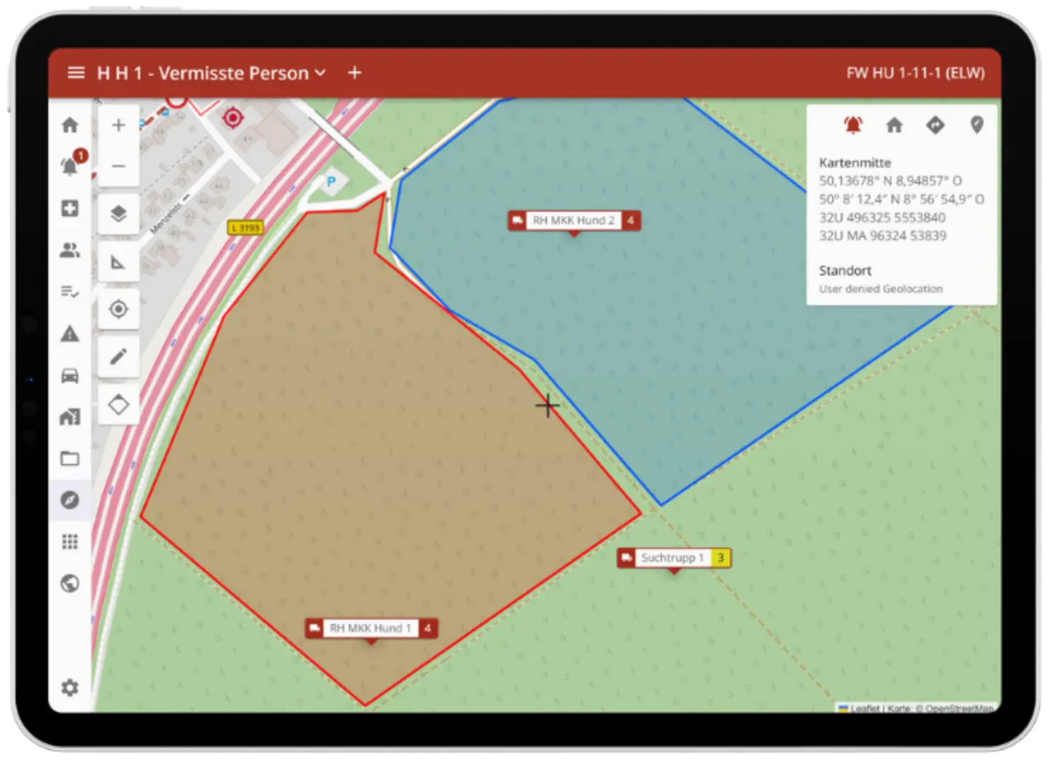 App für Rettungshundestaffeln