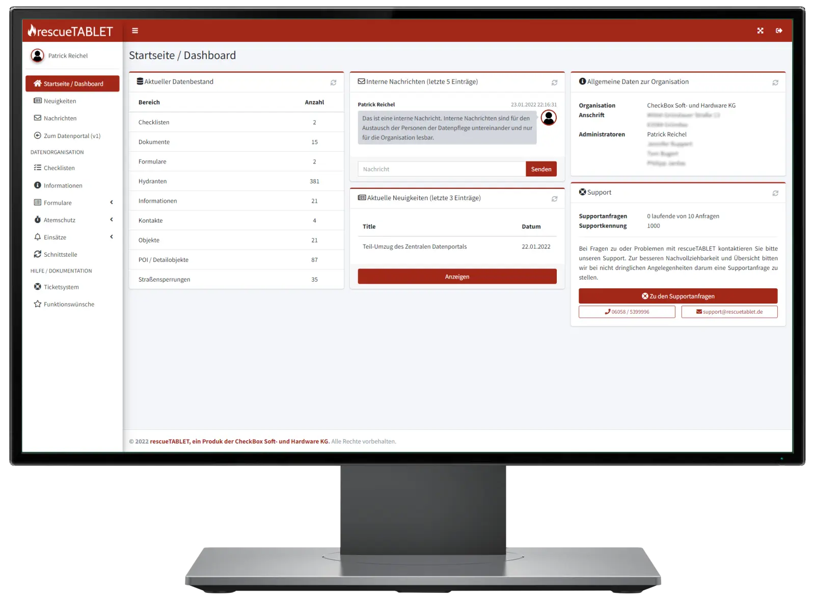 MANV Software für Patientenmanagement