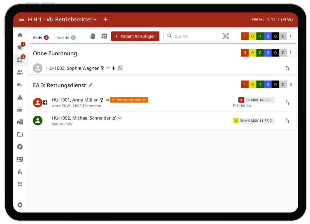 Rettungsdienst Software